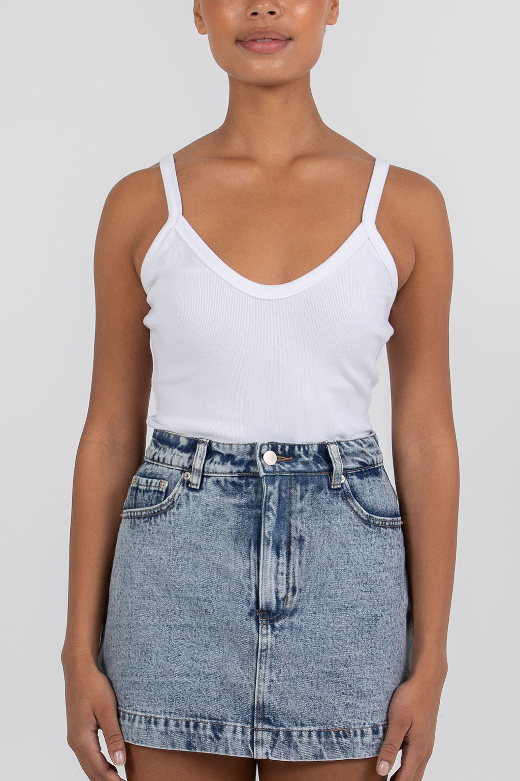 Lucy Denim Skort - Dark Mineral Wash