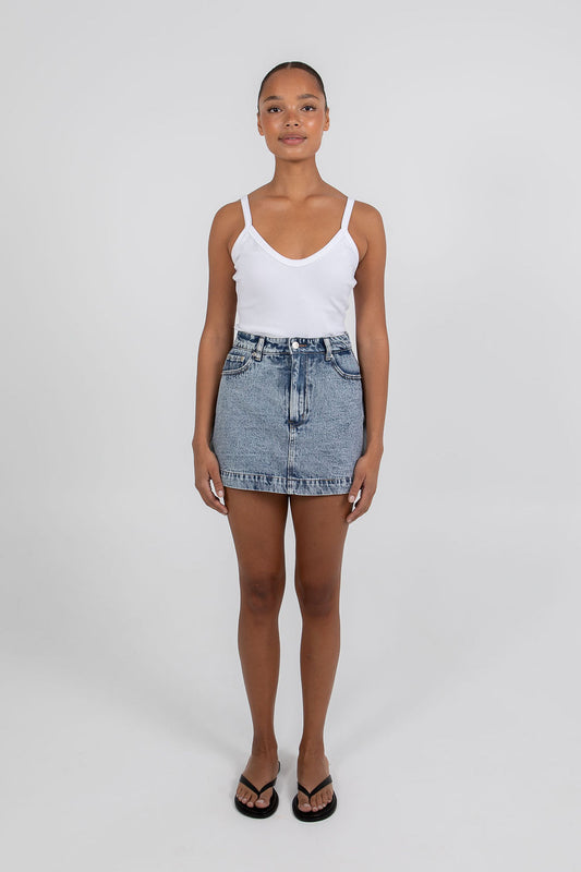 Lucy Denim Skort - Dark Mineral Wash