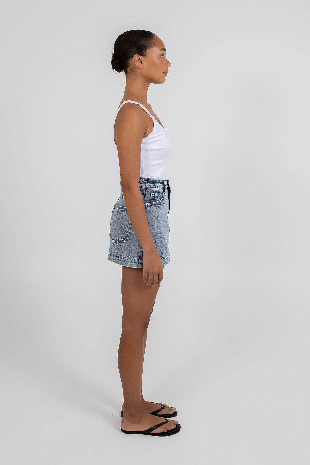 Lucy Denim Skort - Dark Mineral Wash