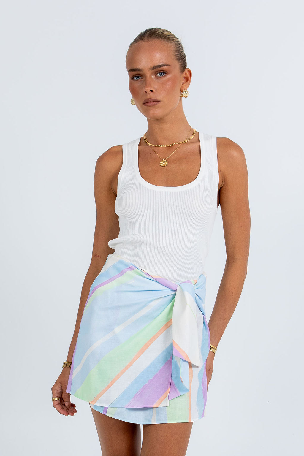 Vigo Mini Skirt Virenne Print