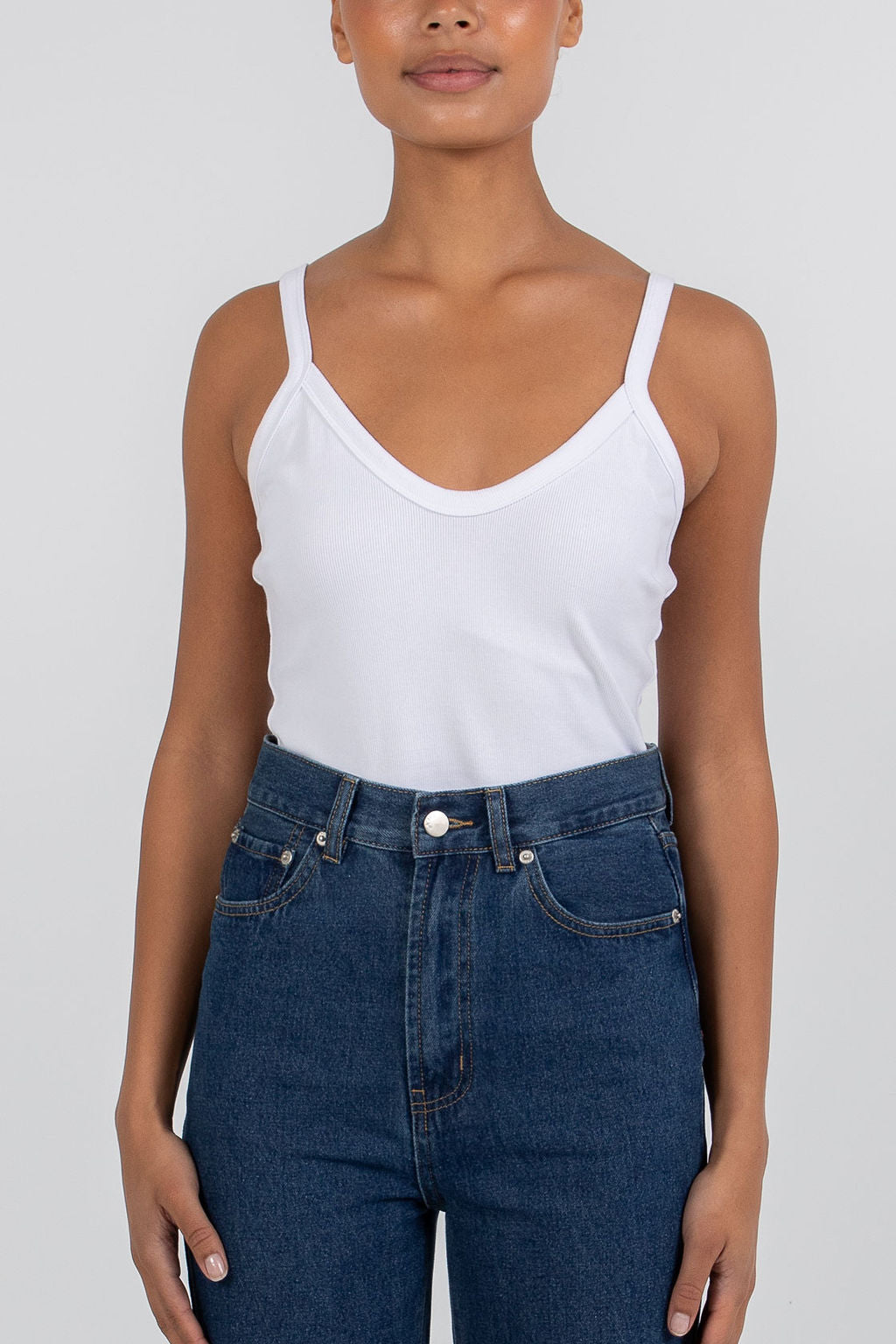 Carissa Wide Leg Jeans - Classic Blue