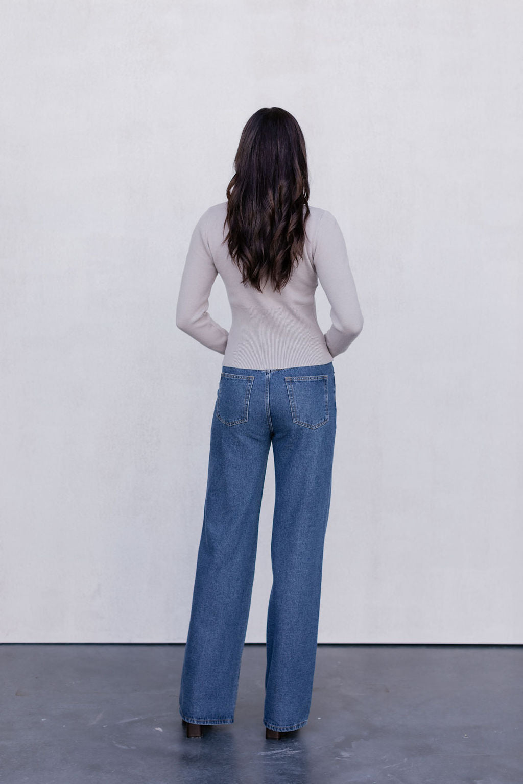 Flinn Knit Top - Oyster Grey