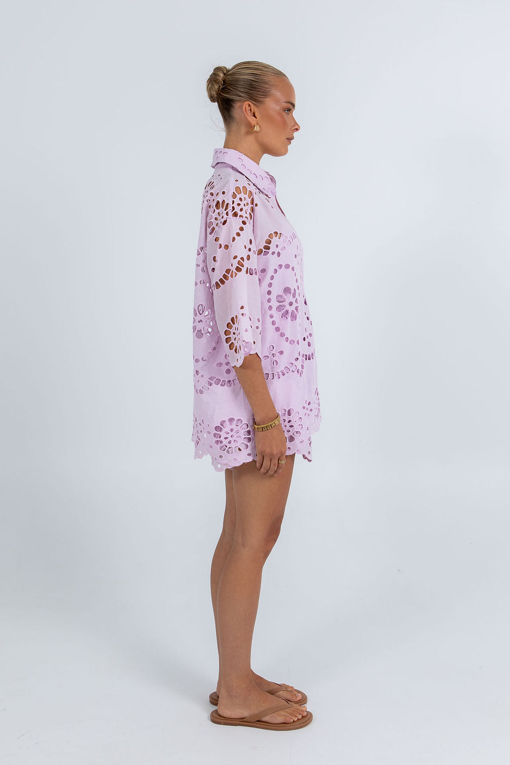 COMING SOON - Immy Shirt - Lilac Sicily Lace