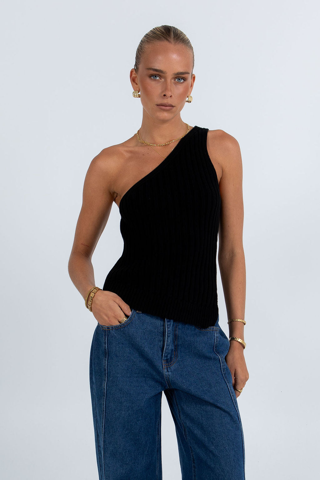 Uma Top Black