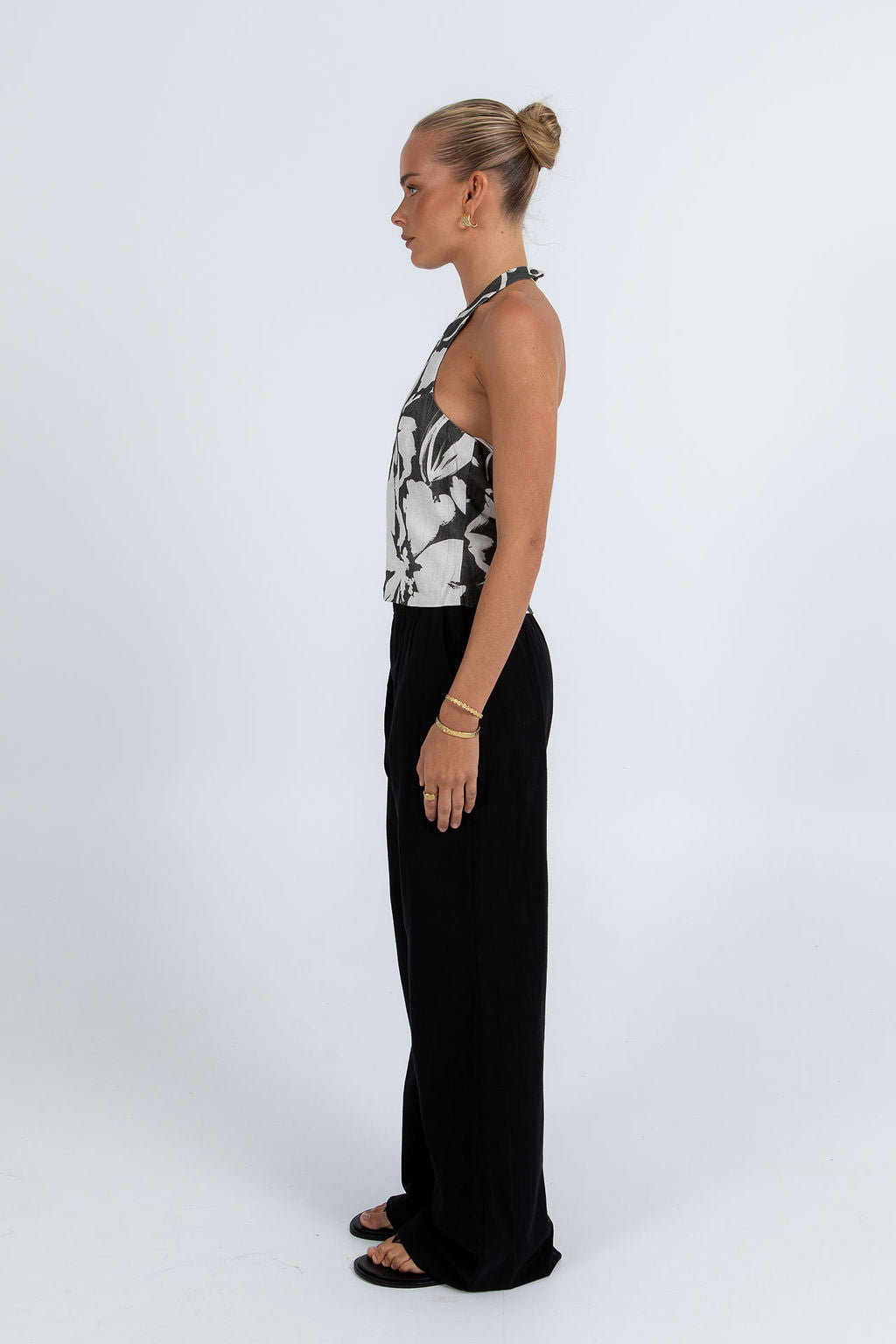 Fresco Halter Top Florique Print