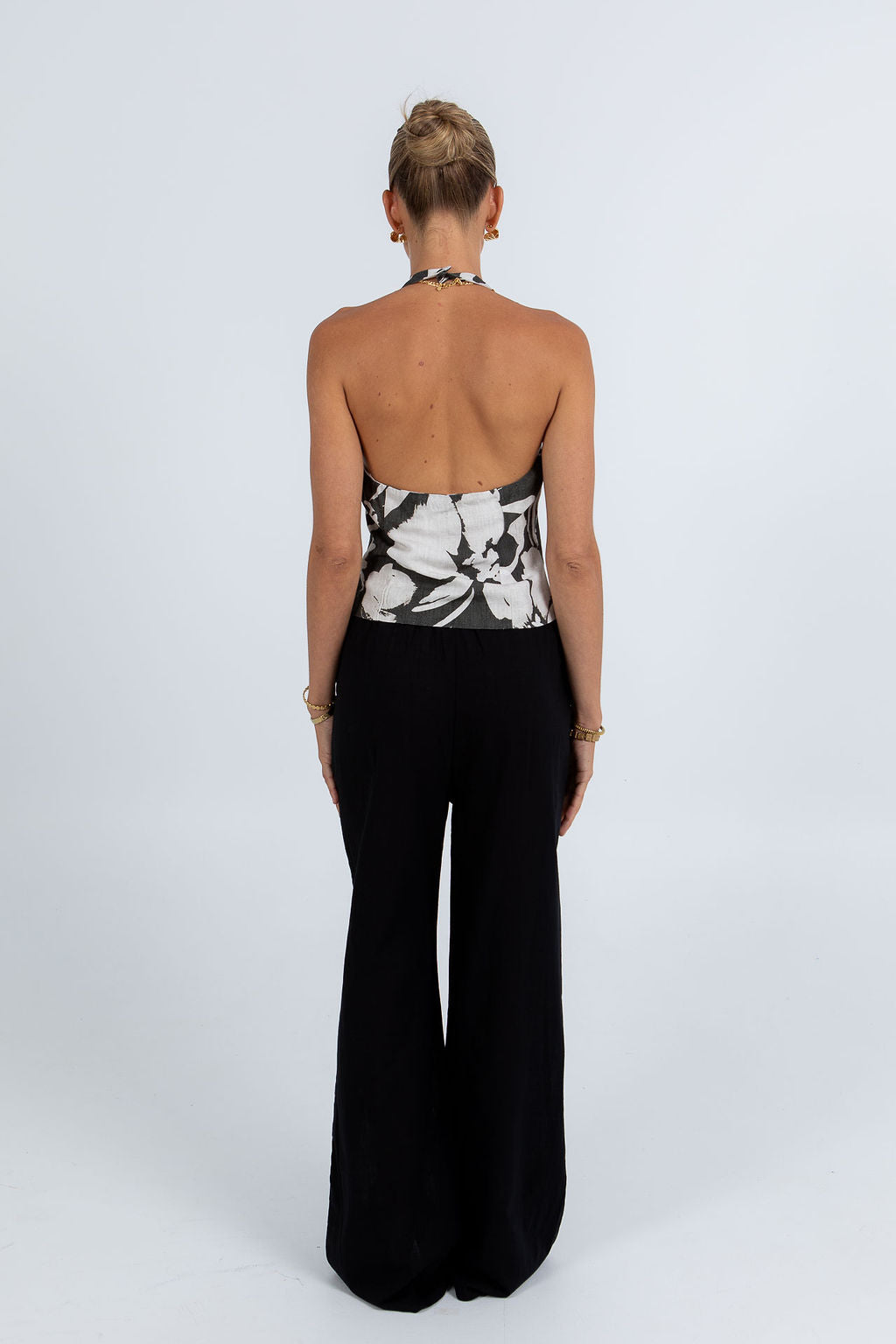 Fresco Halter Top Florique Print