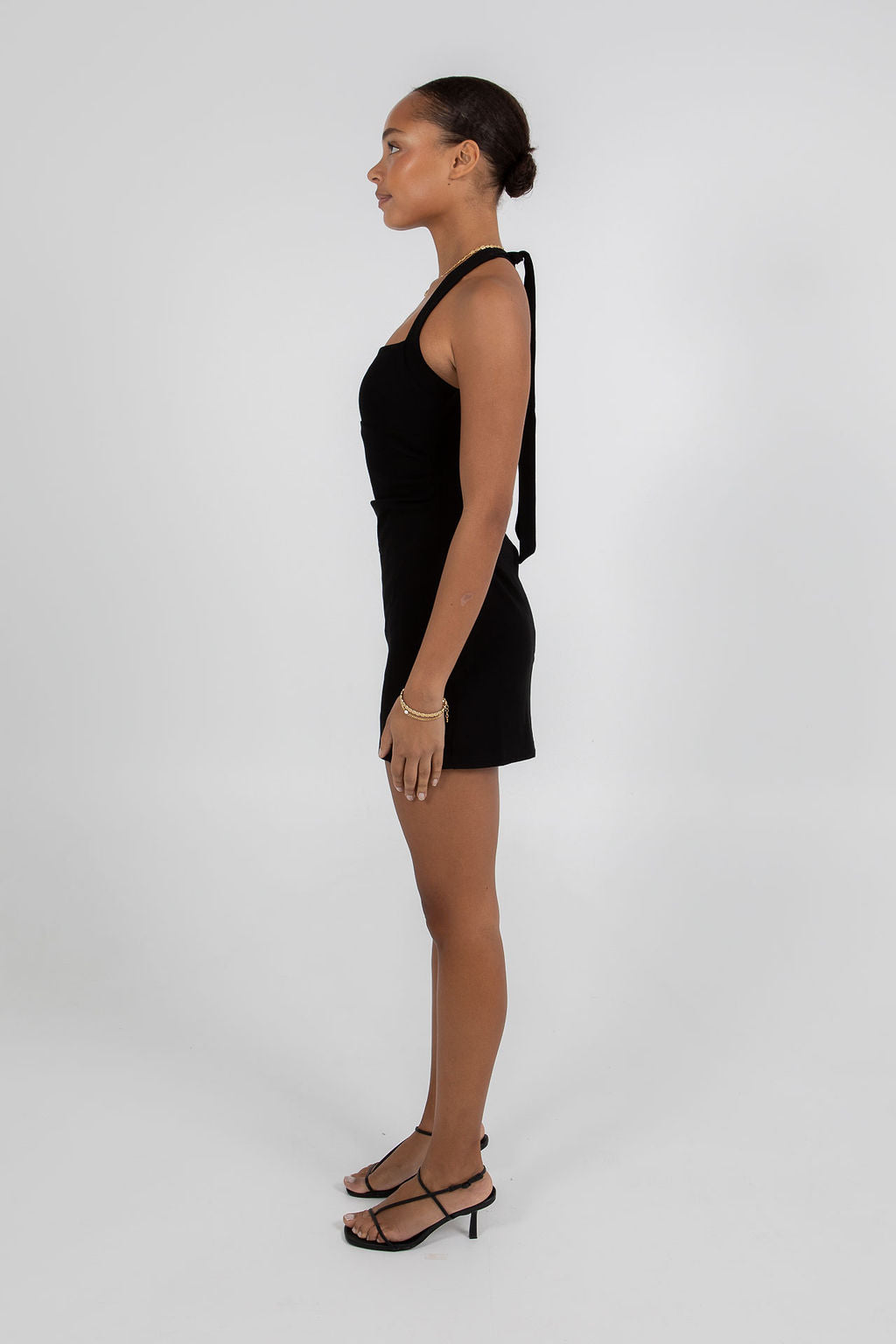 Xylah Mini Dress - Black