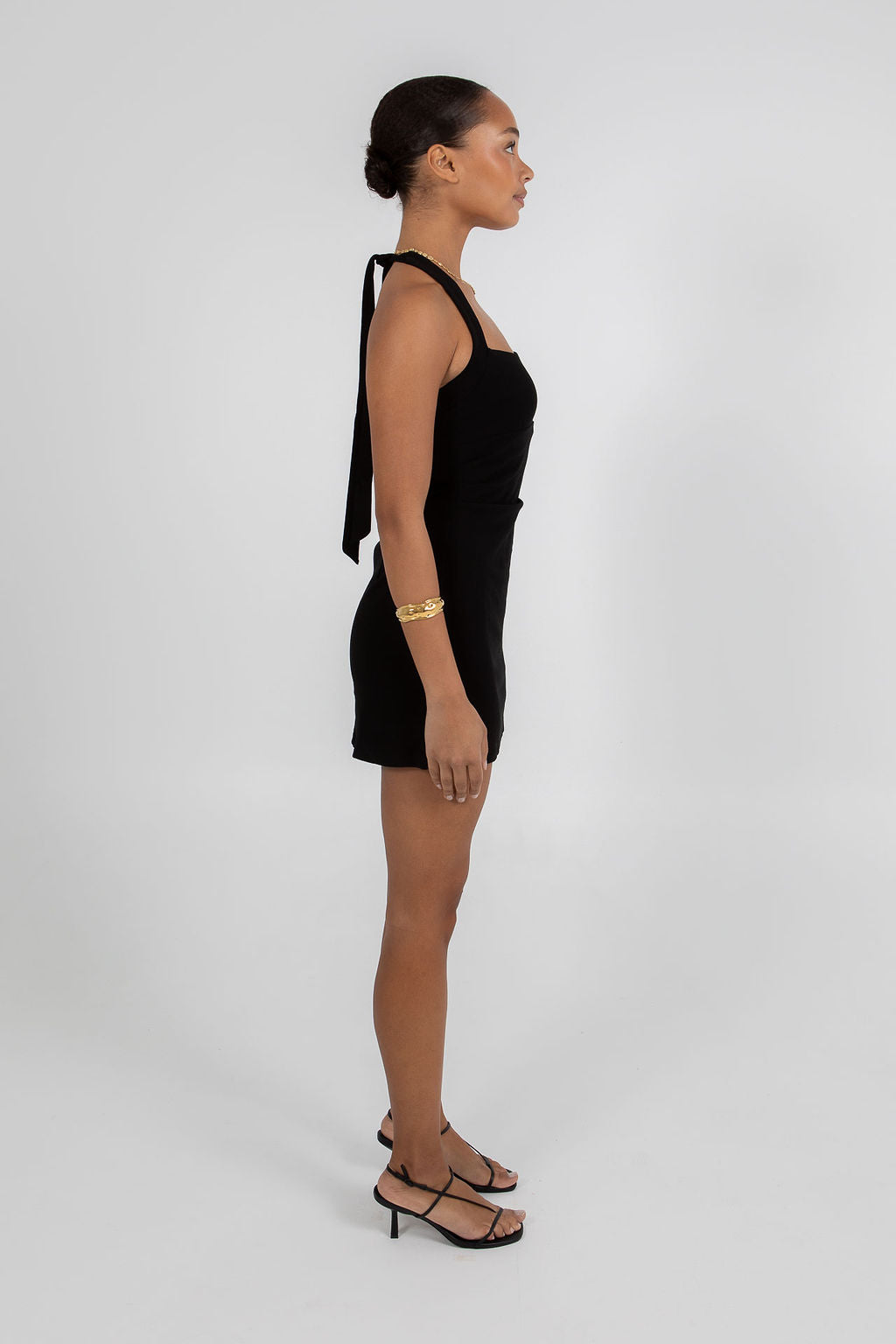 Xylah Mini Dress - Black