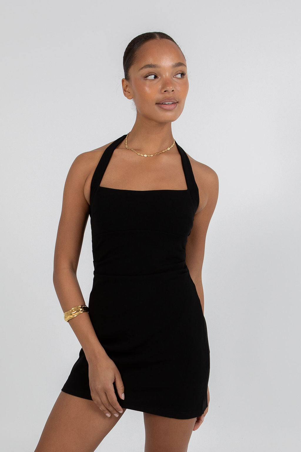 Xylah Mini Dress - Black