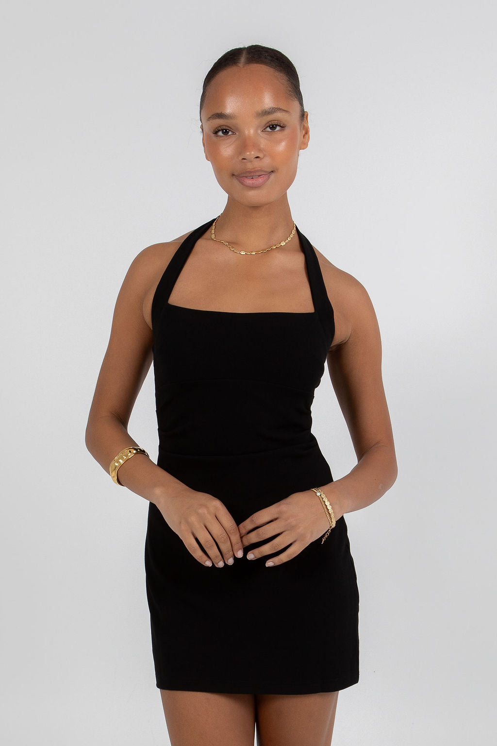 Xylah Mini Dress - Black