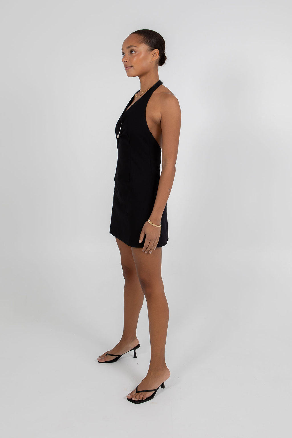 Unna Mini Dress - Black