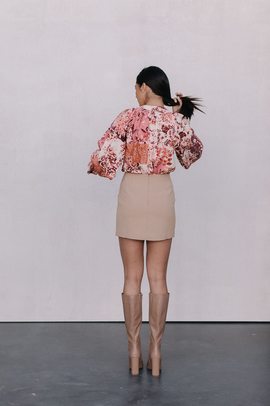Haider Mini Skirt - Beige