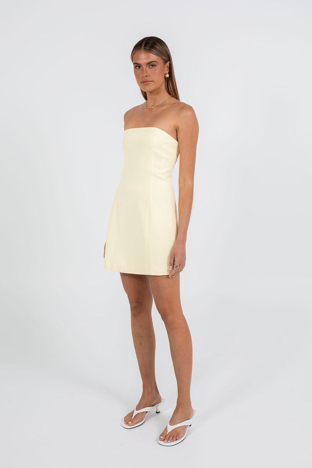 Ciana Mini Dress - Lemon