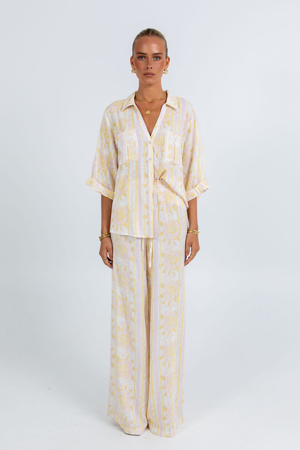 Delia Set Lemon Floral