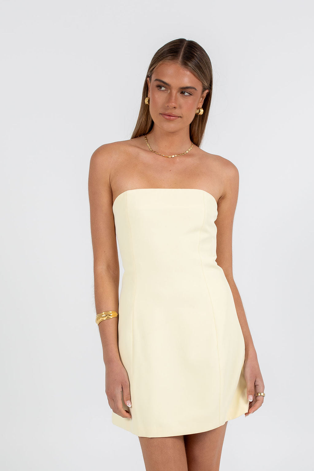 Ciana Mini Dress - Lemon