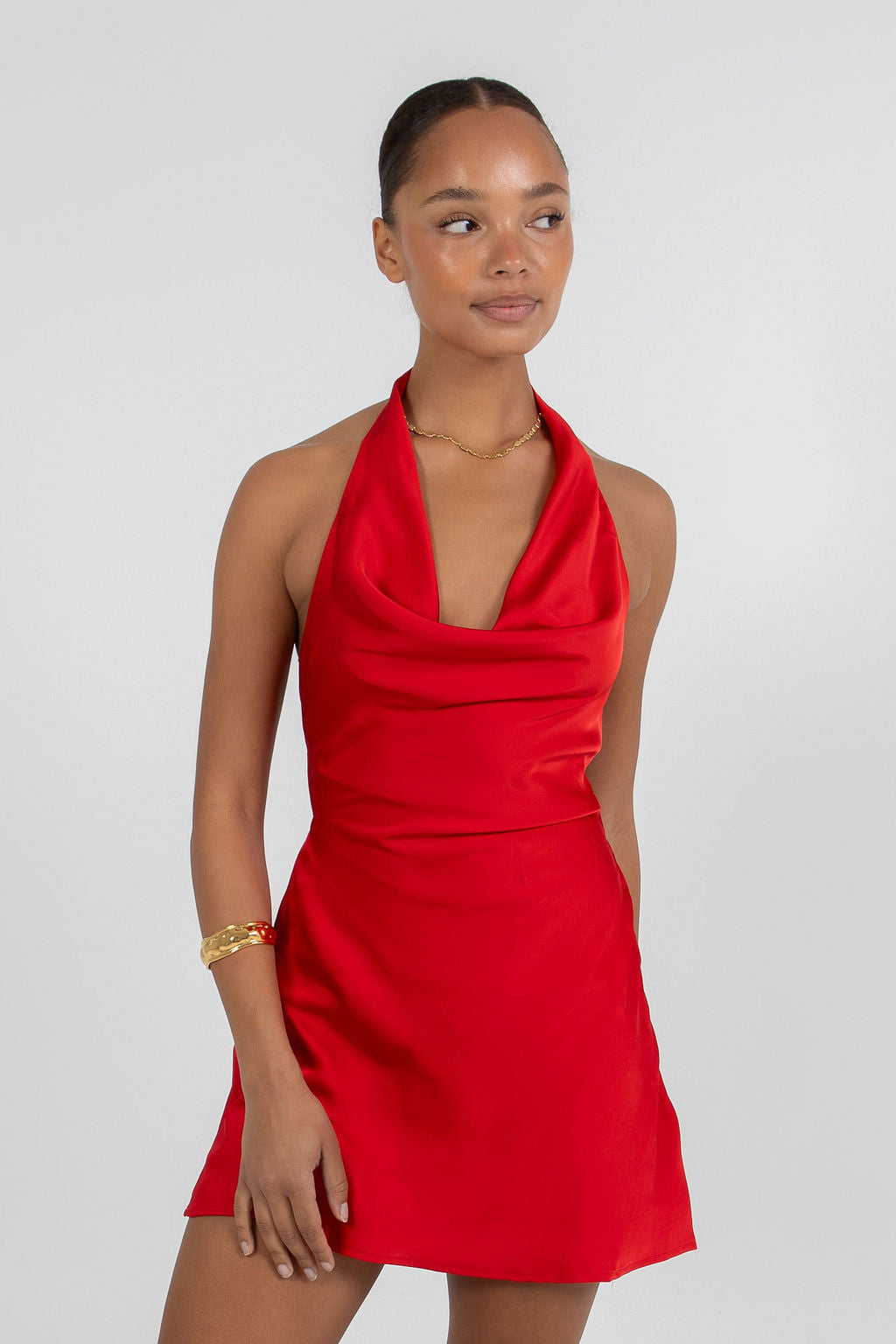 True Mini Dress Red