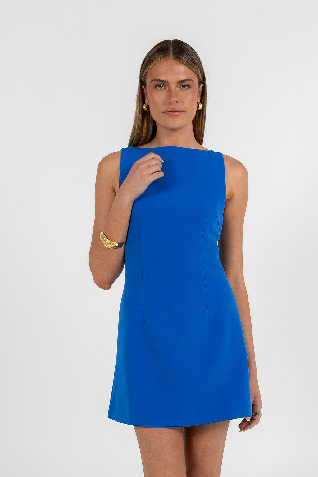 Natalia Mini Dress Cobalt Blue