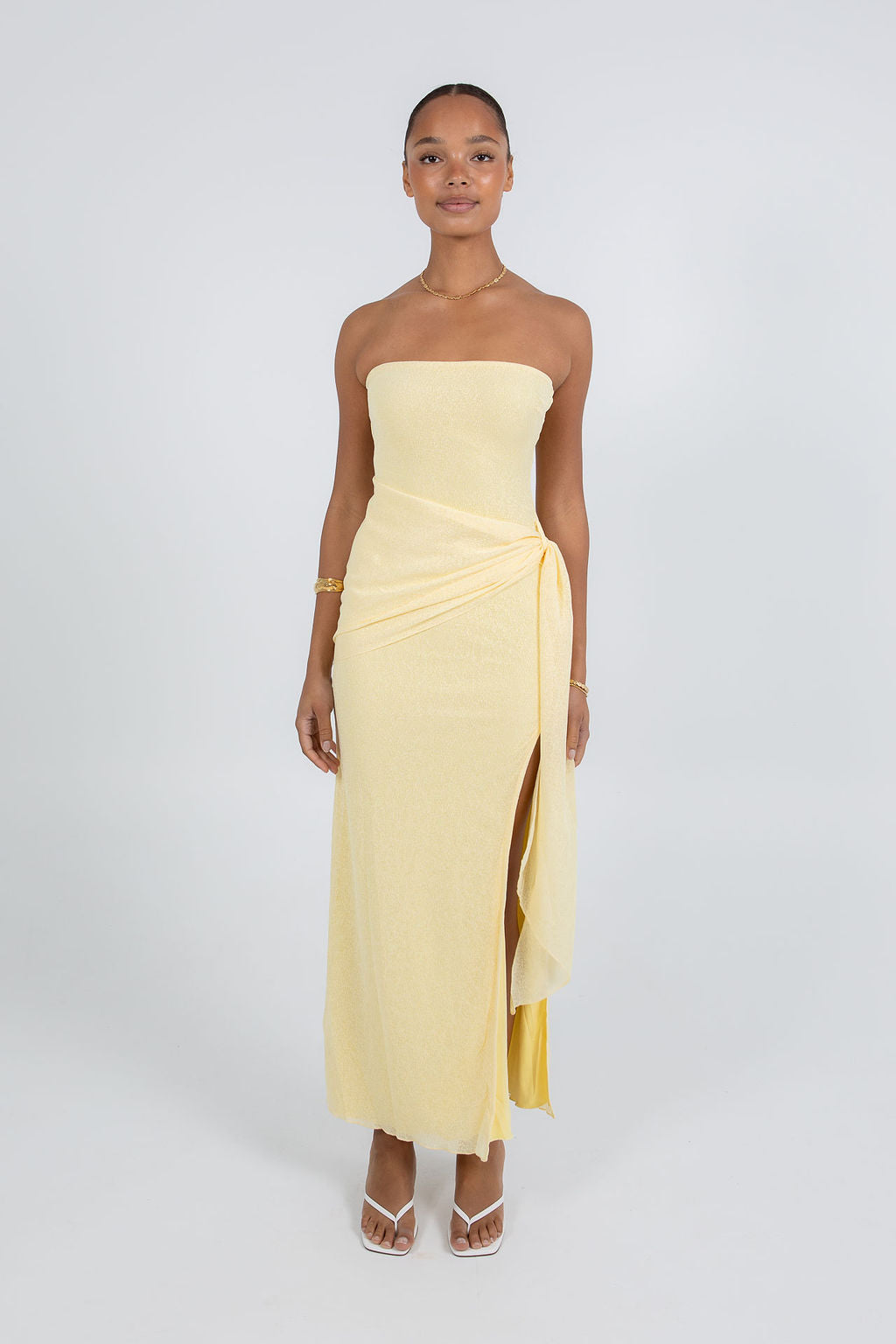 Kendall Maxi Dress - Lemon