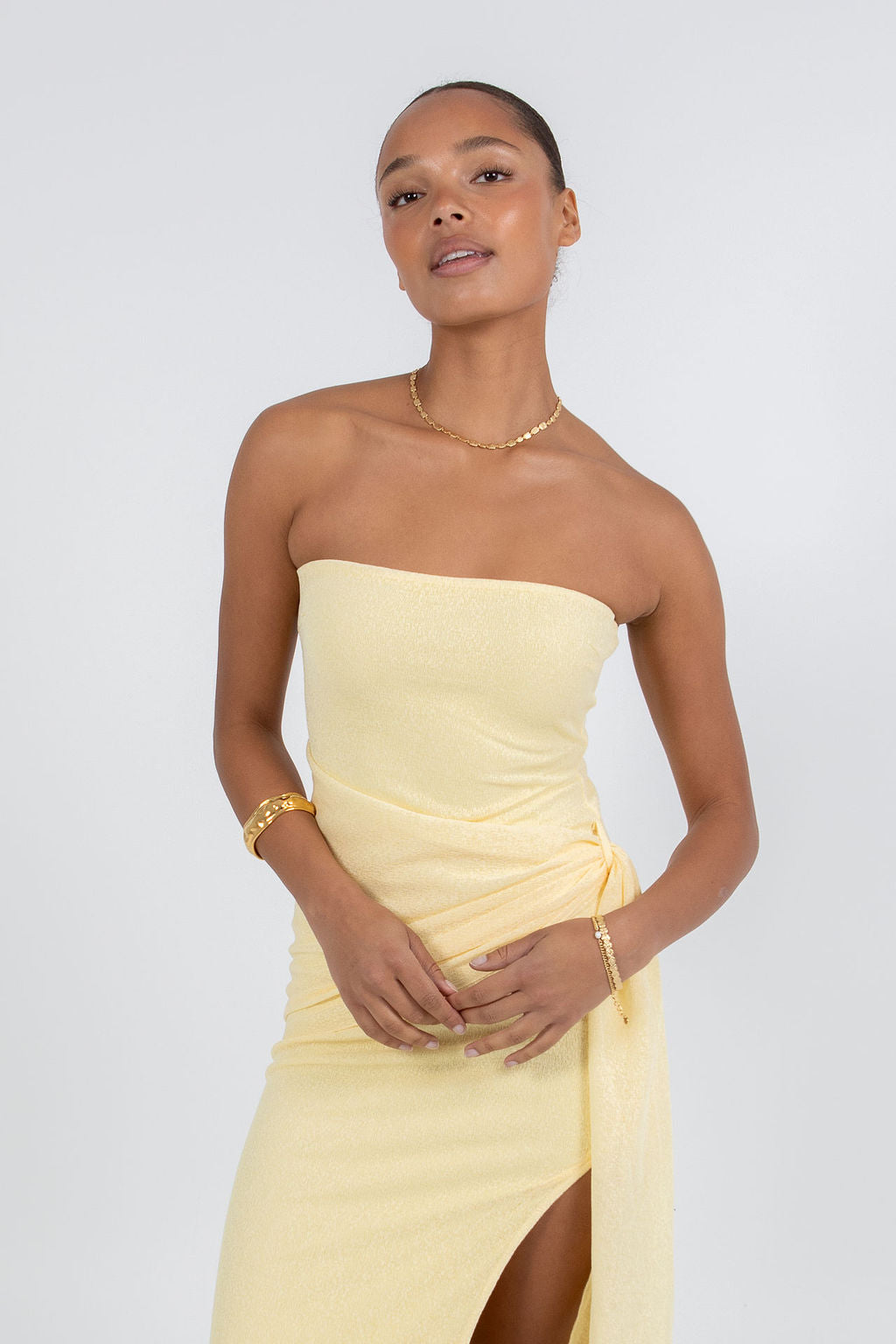 Kendall Maxi Dress - Lemon