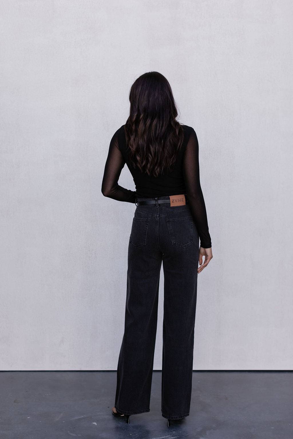 Dakitah Long-sleeve Top - Black Mesh