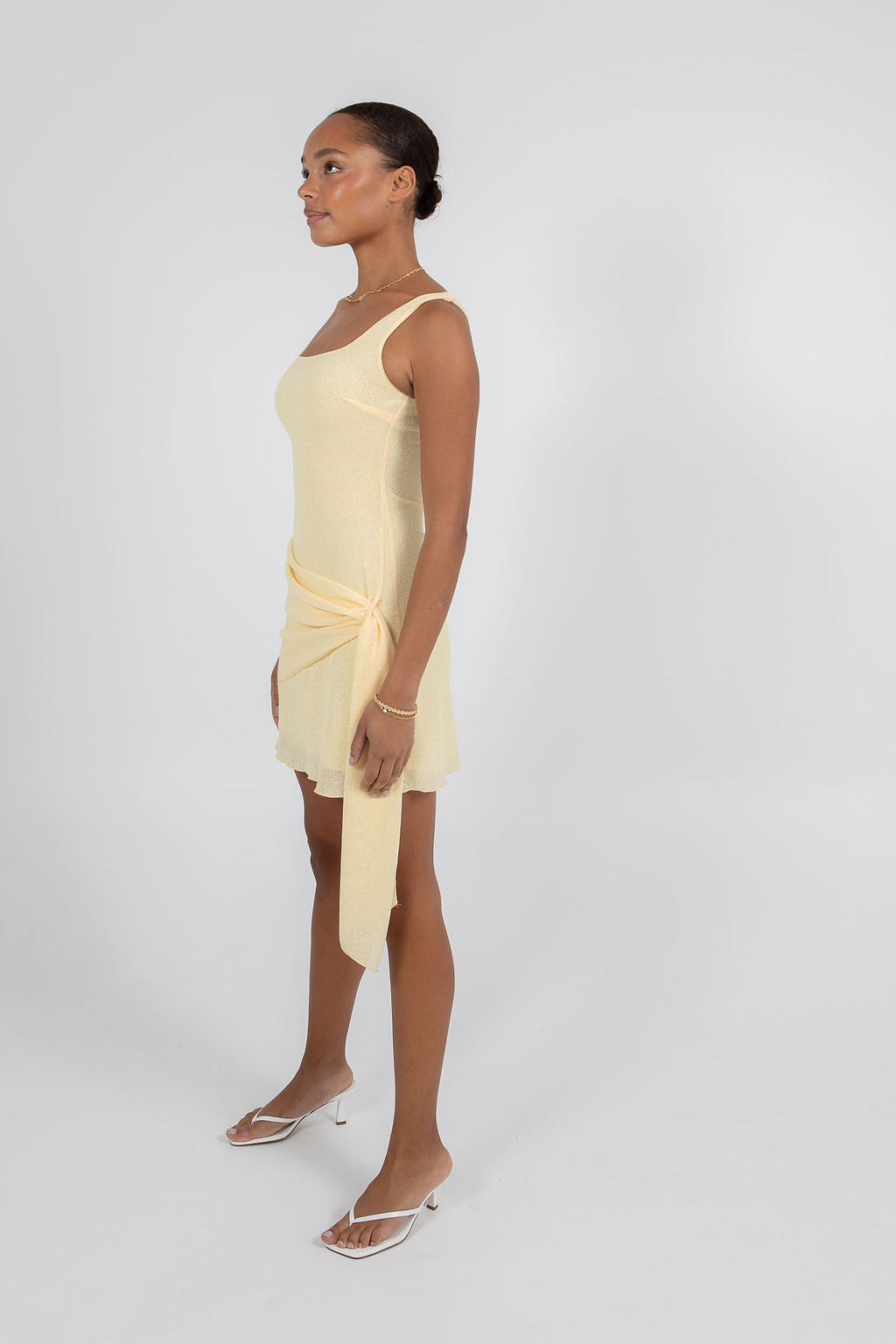 Neva Mini Dress - Lemon