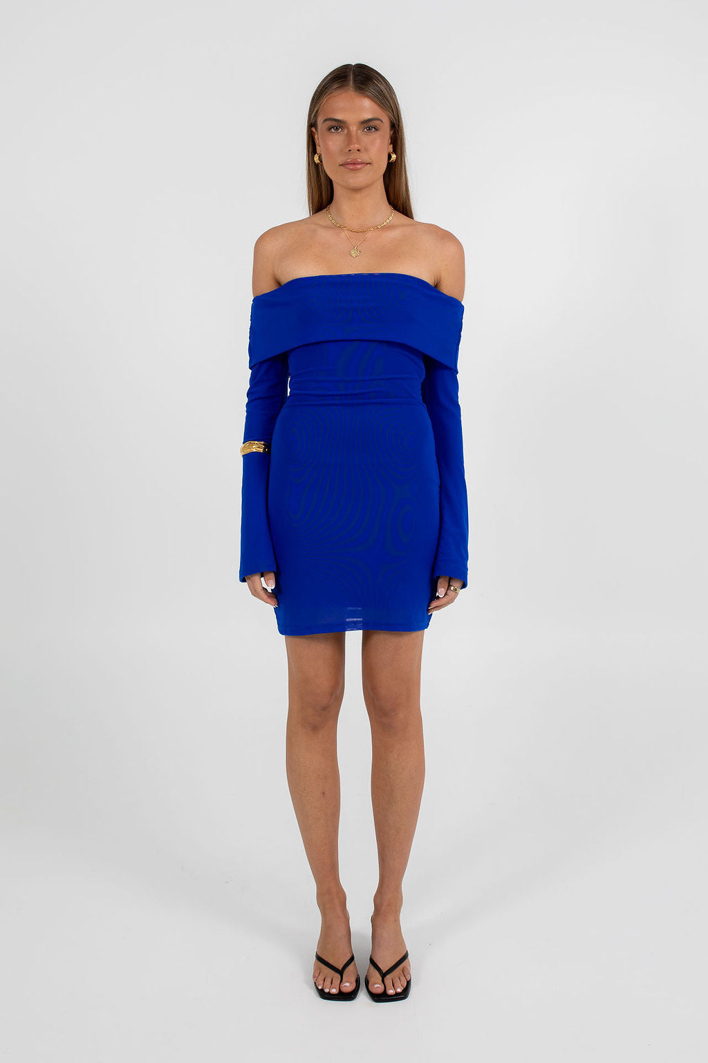 Bettina Mini Dress - Royal Blue