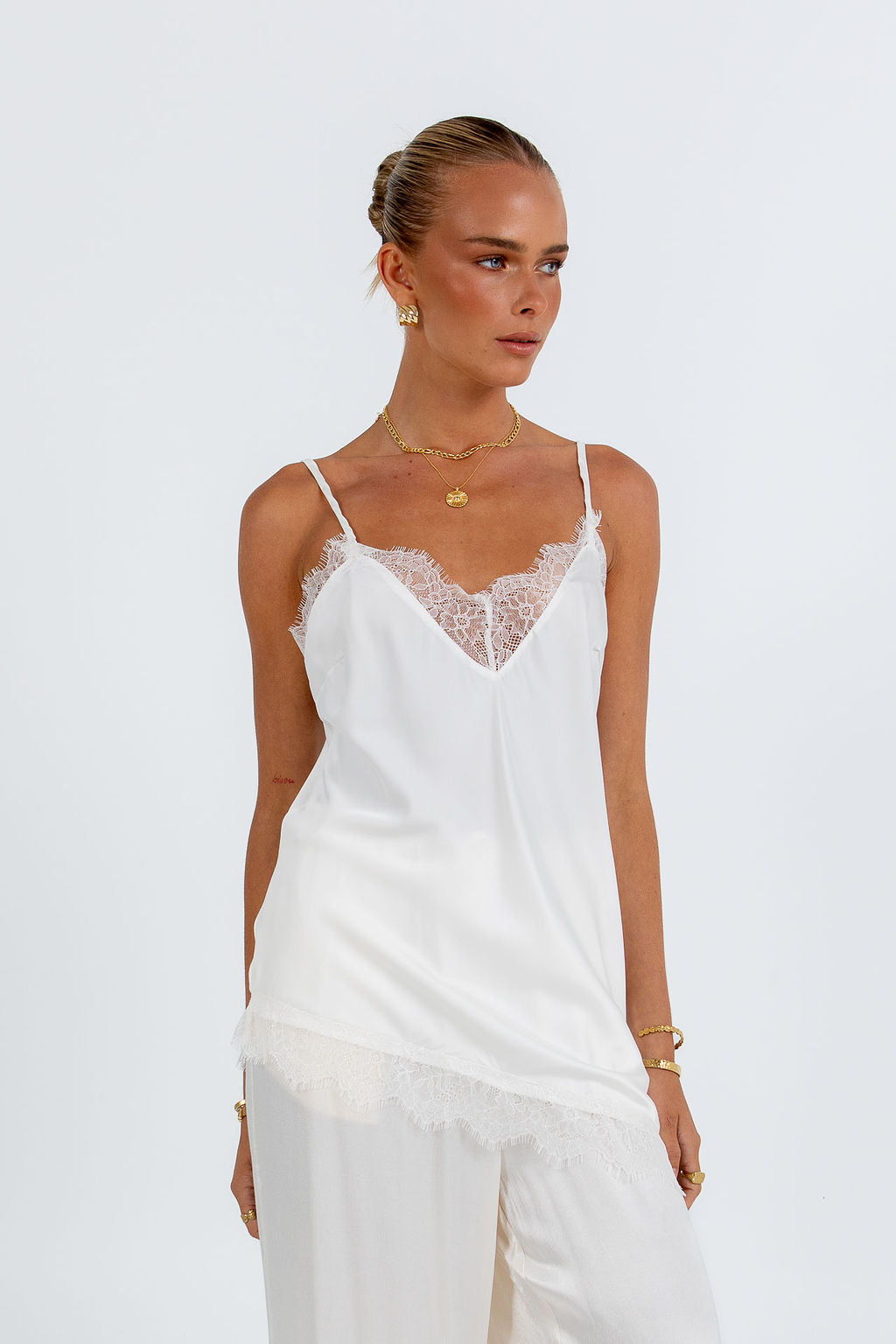Jessalyn Lace Top Cream