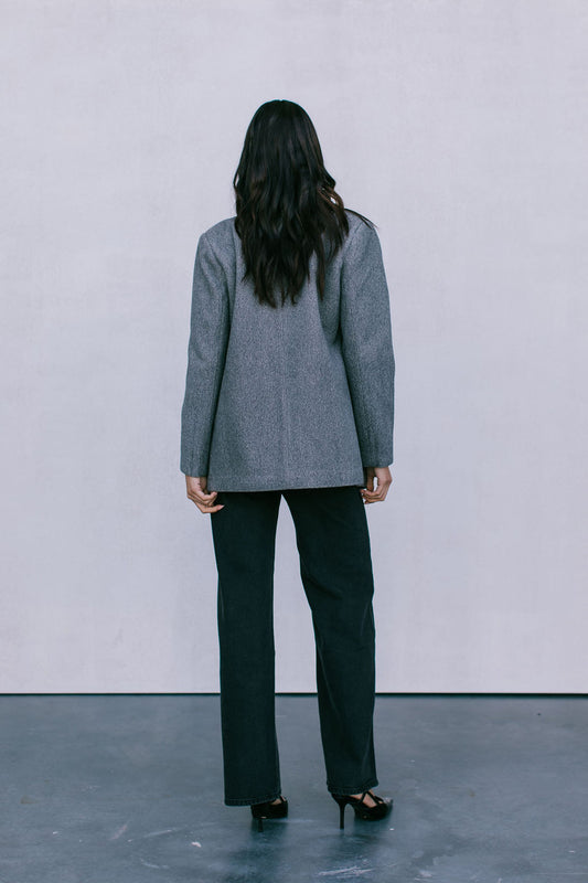 Mila Blazer - Charcoal Grey