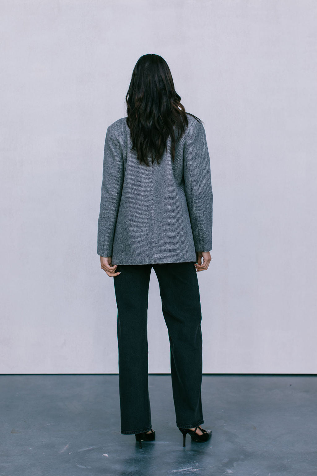 Mila Blazer Charcoal