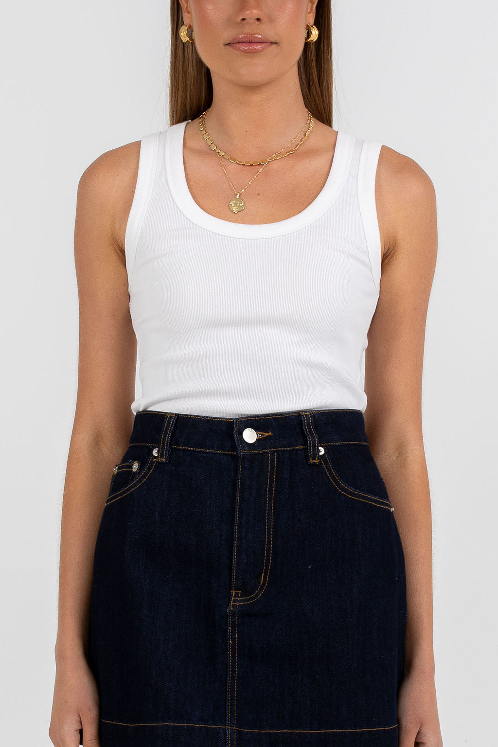 Lucy Denim Skort Indigo