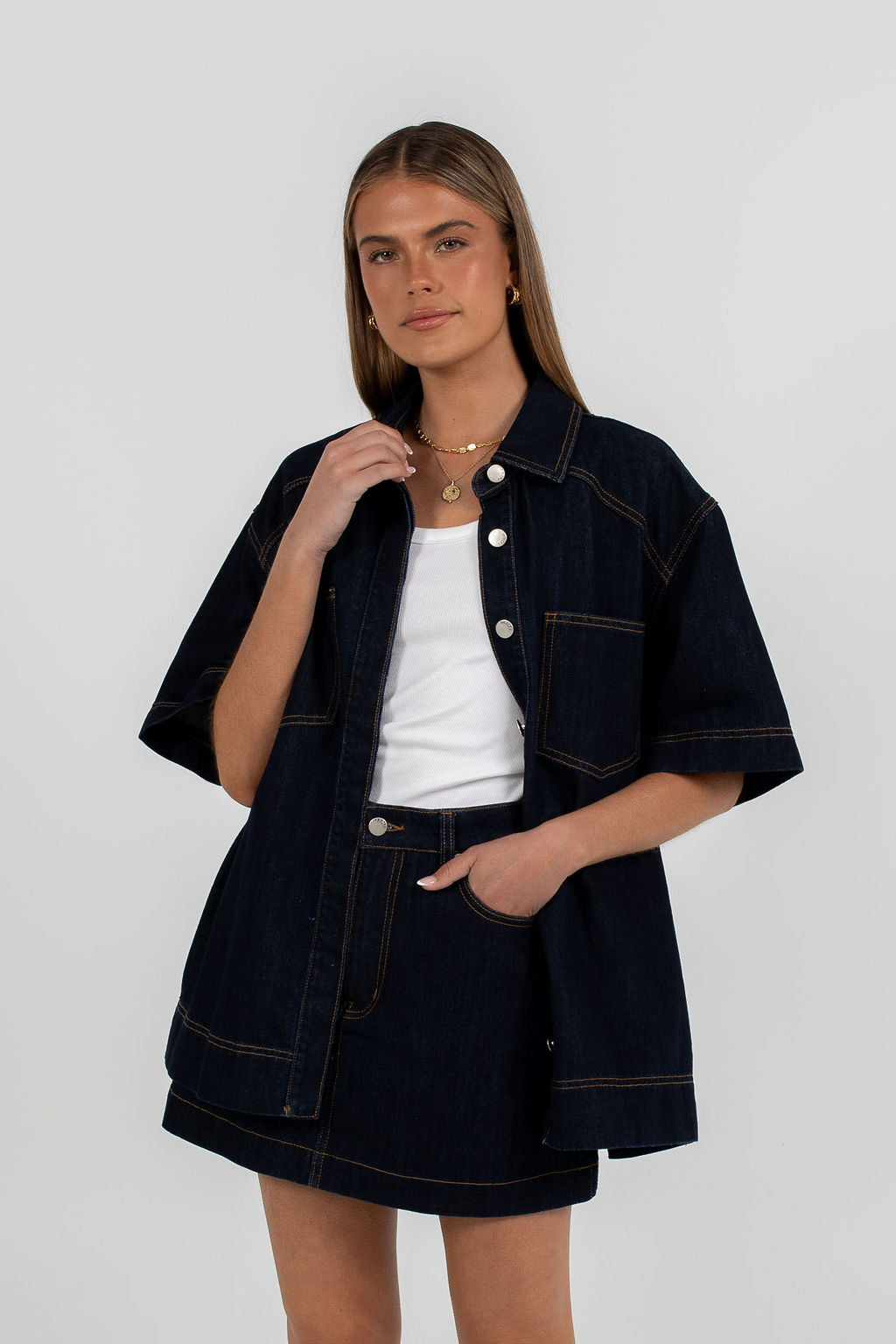 Veira Denim Shirt Indigo