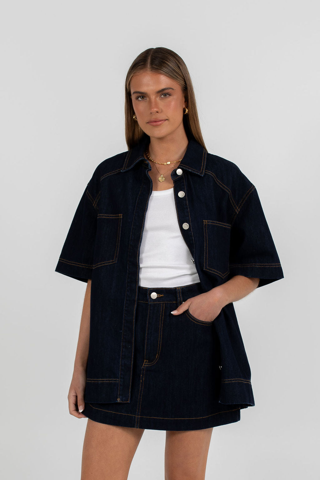 Veira Denim Shirt Indigo
