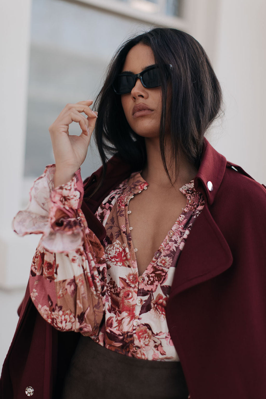 Undina Blouse Fleur Print