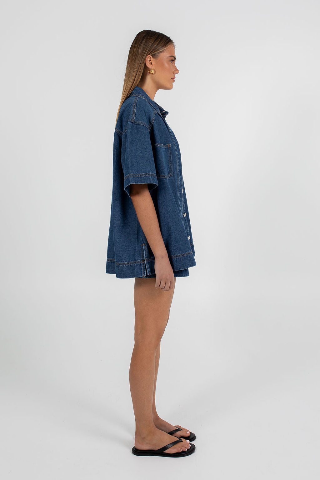 Veira Denim Shirt - Classic Blue