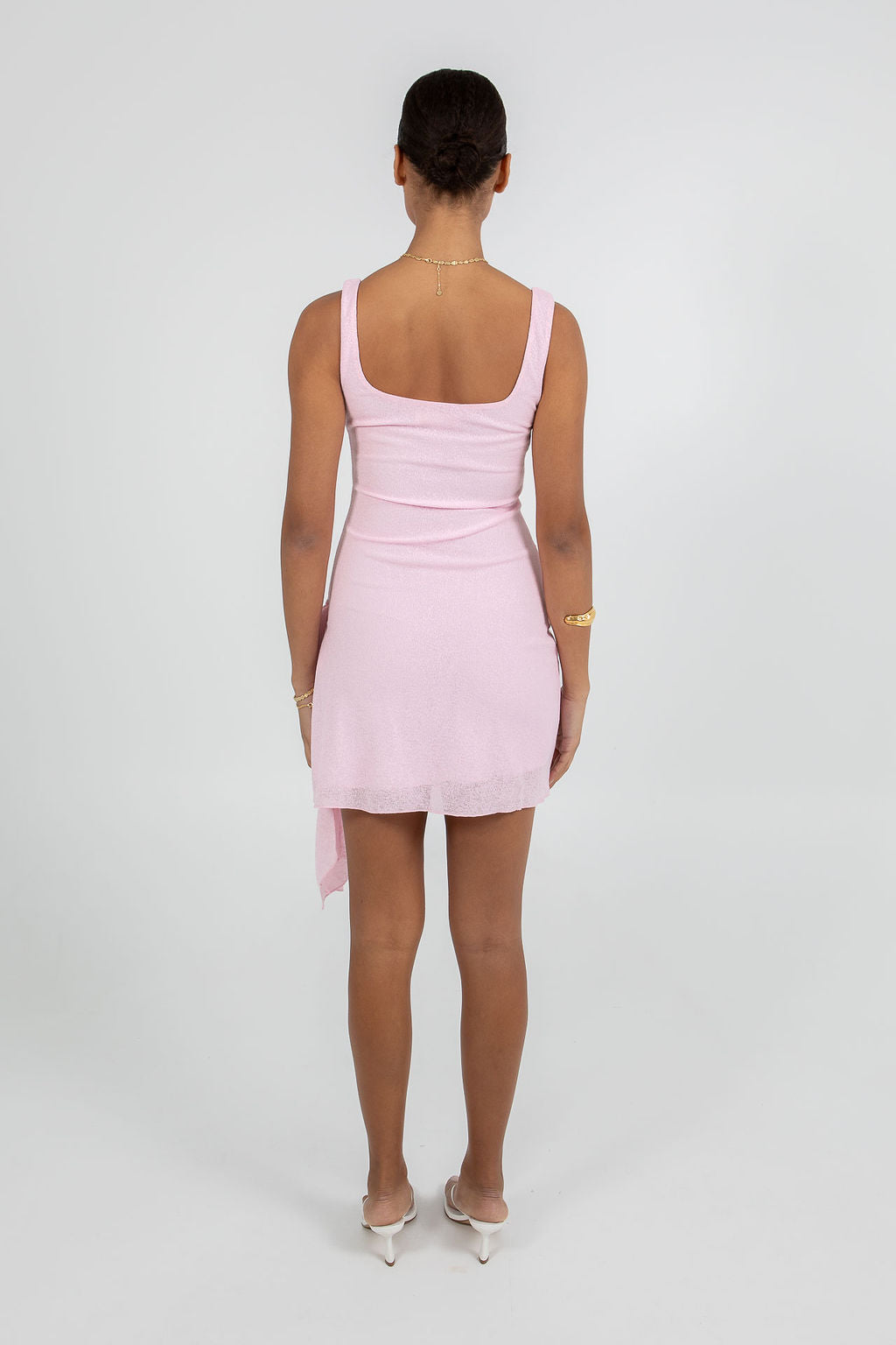 Neva Mini Dress - Baby Pink