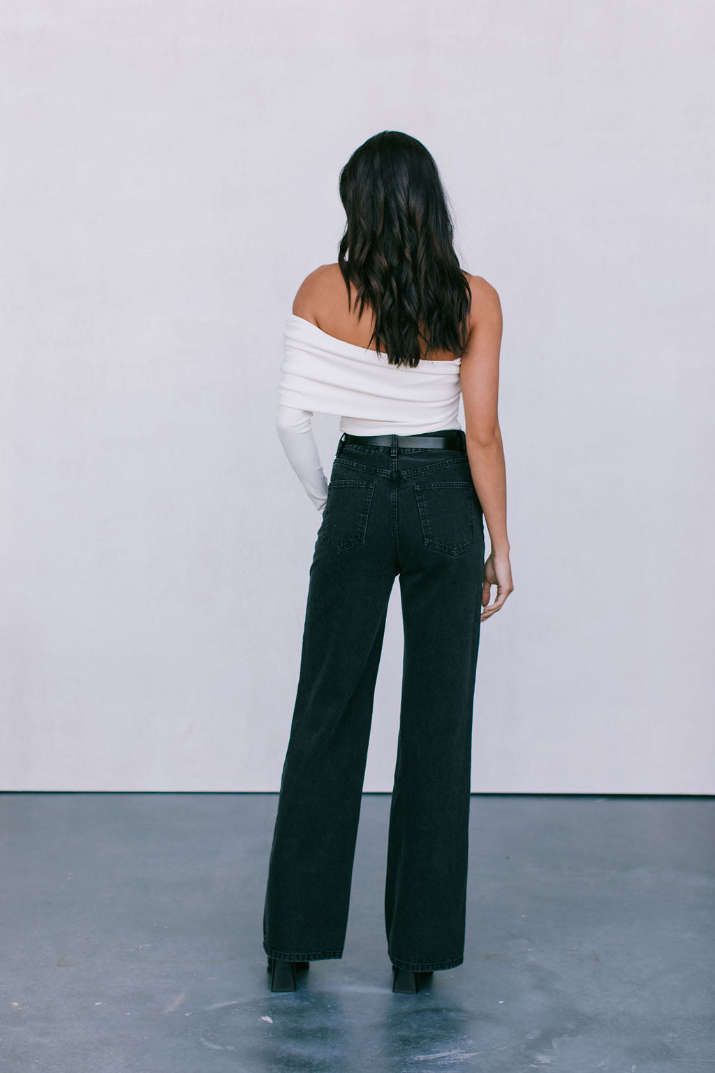 Rachel Jeans - Black Washed Denim