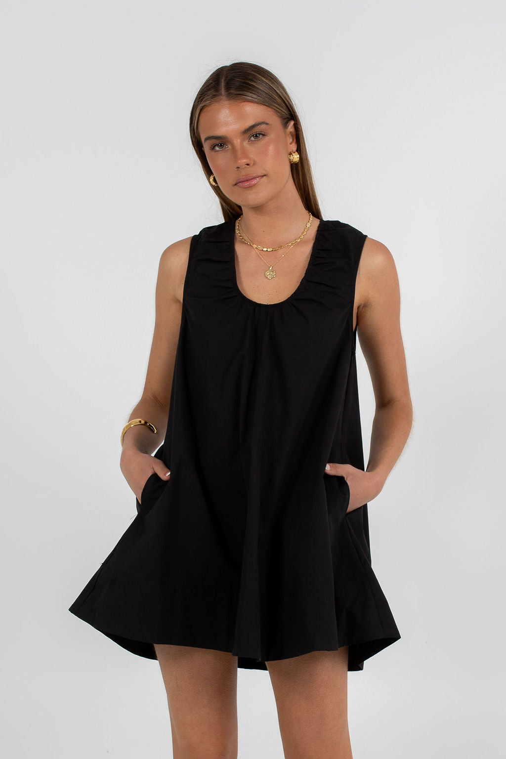 Becky Mini Dress - Black