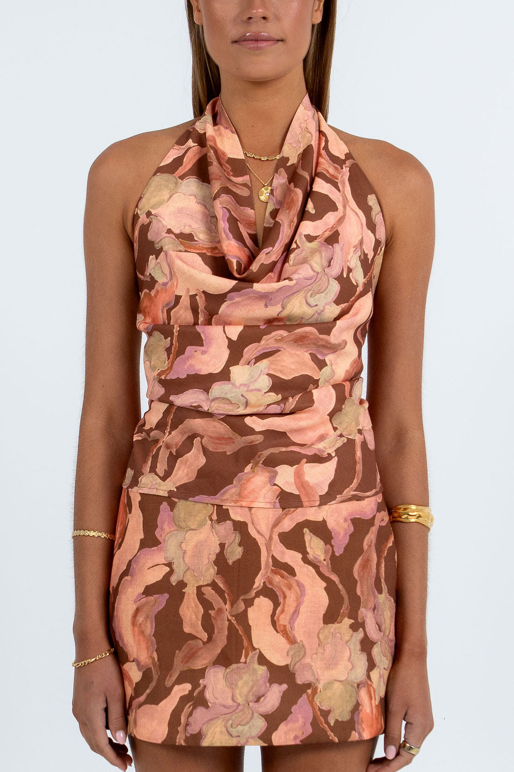 Kavira Halter Top Daydream Print