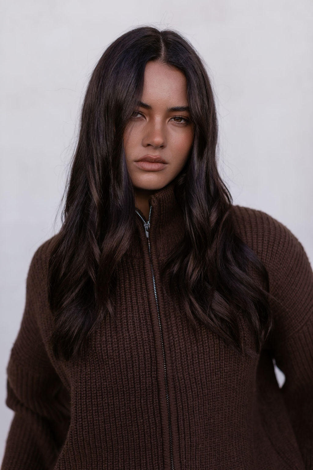 Jai Knit Jumper - Chocolate Brown