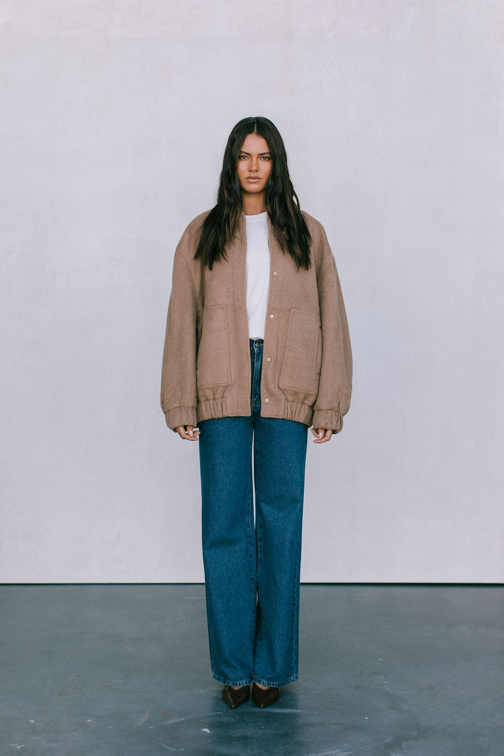 Tully Bomber Jacket - Tan