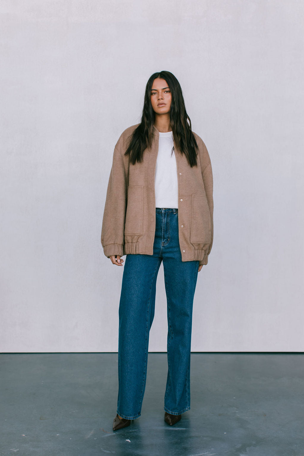 Tully Bomber Jacket - Tan