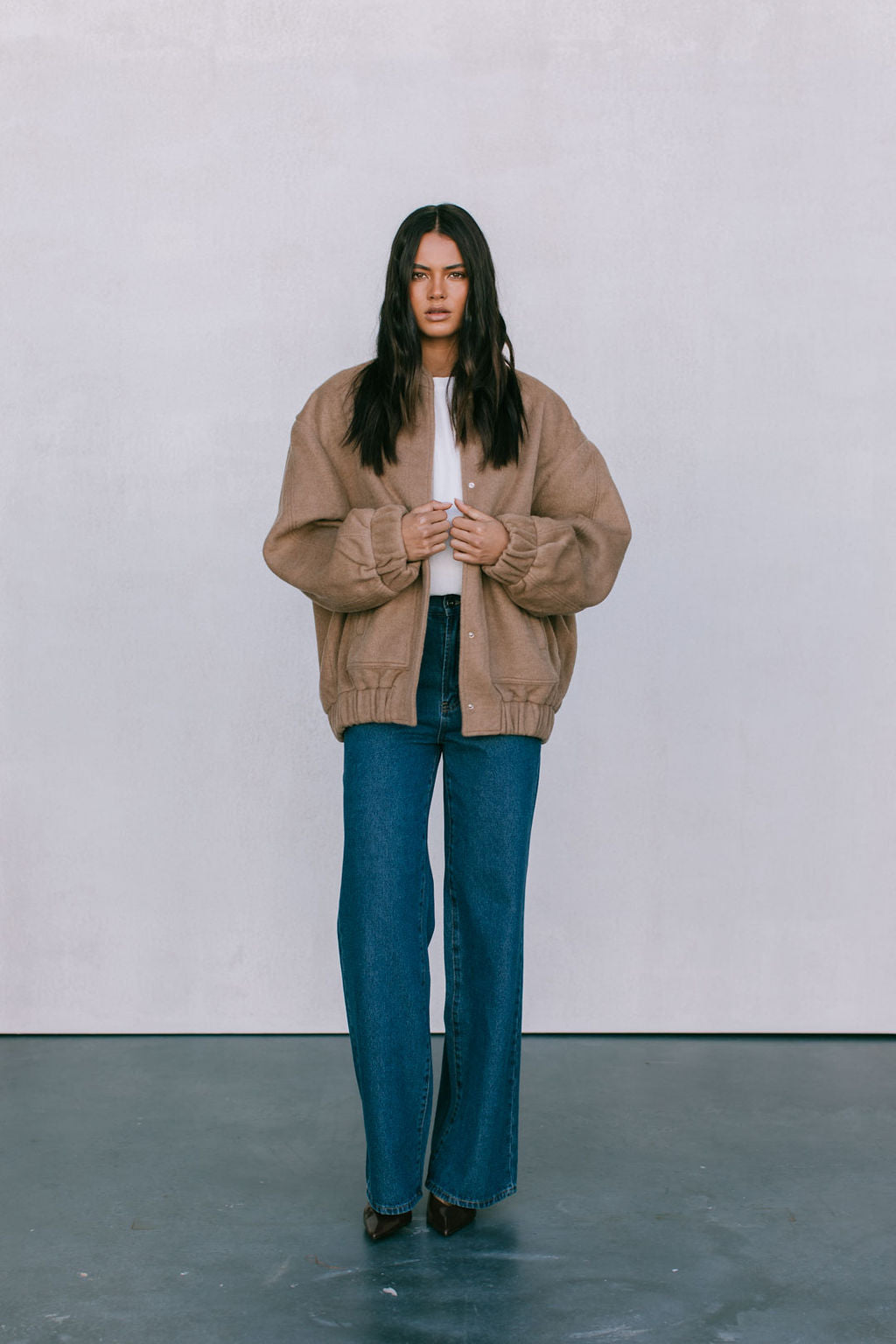 Tully Bomber Jacket - Tan