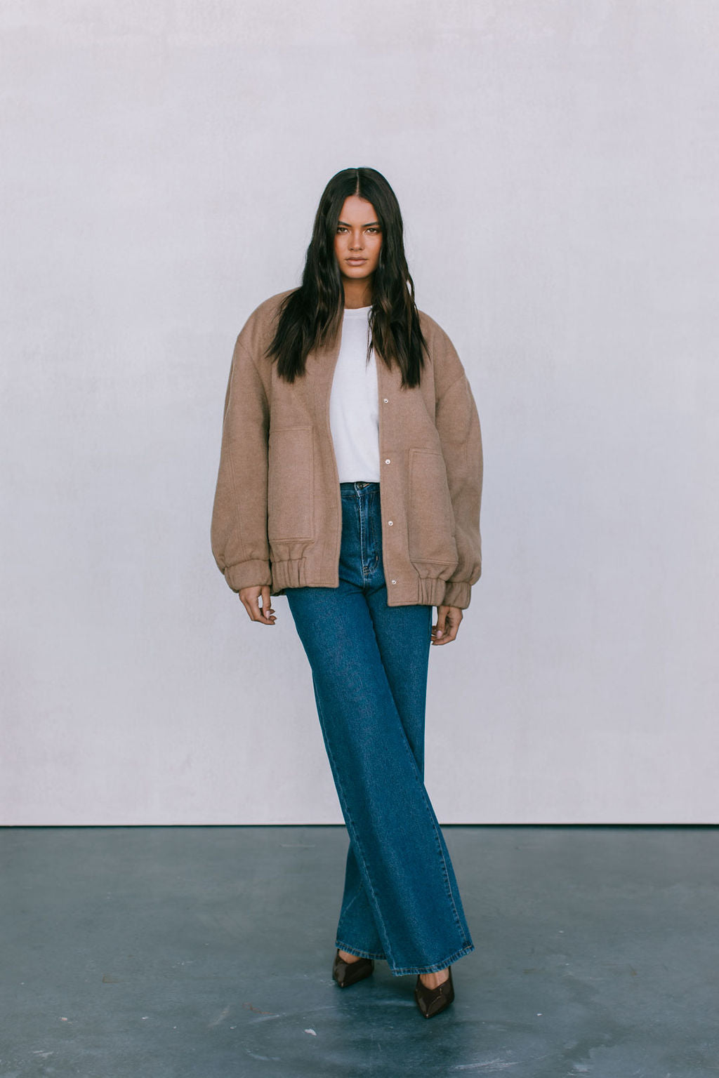 Tully Bomber Jacket - Tan