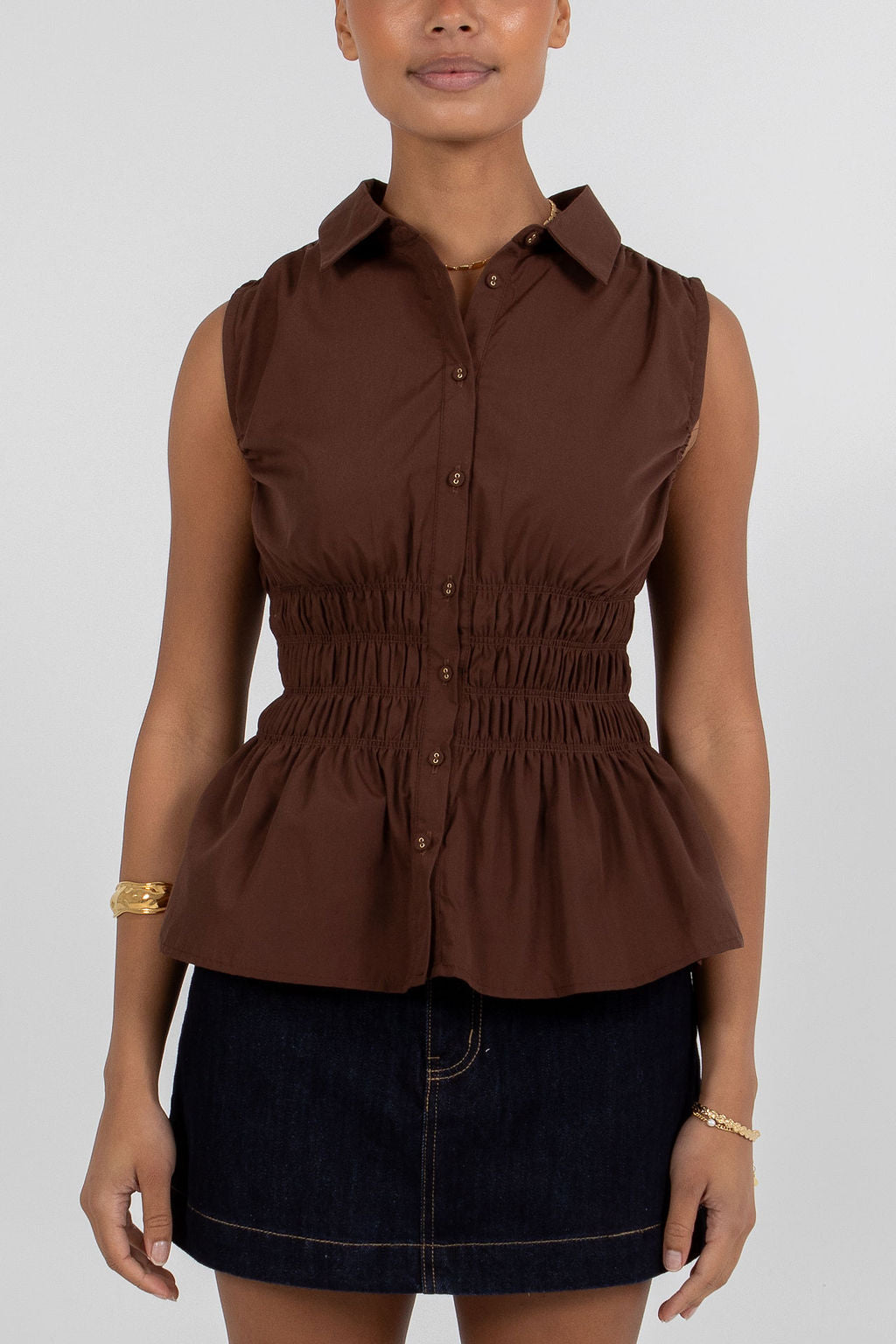 Blake Top - Chocolate Brown