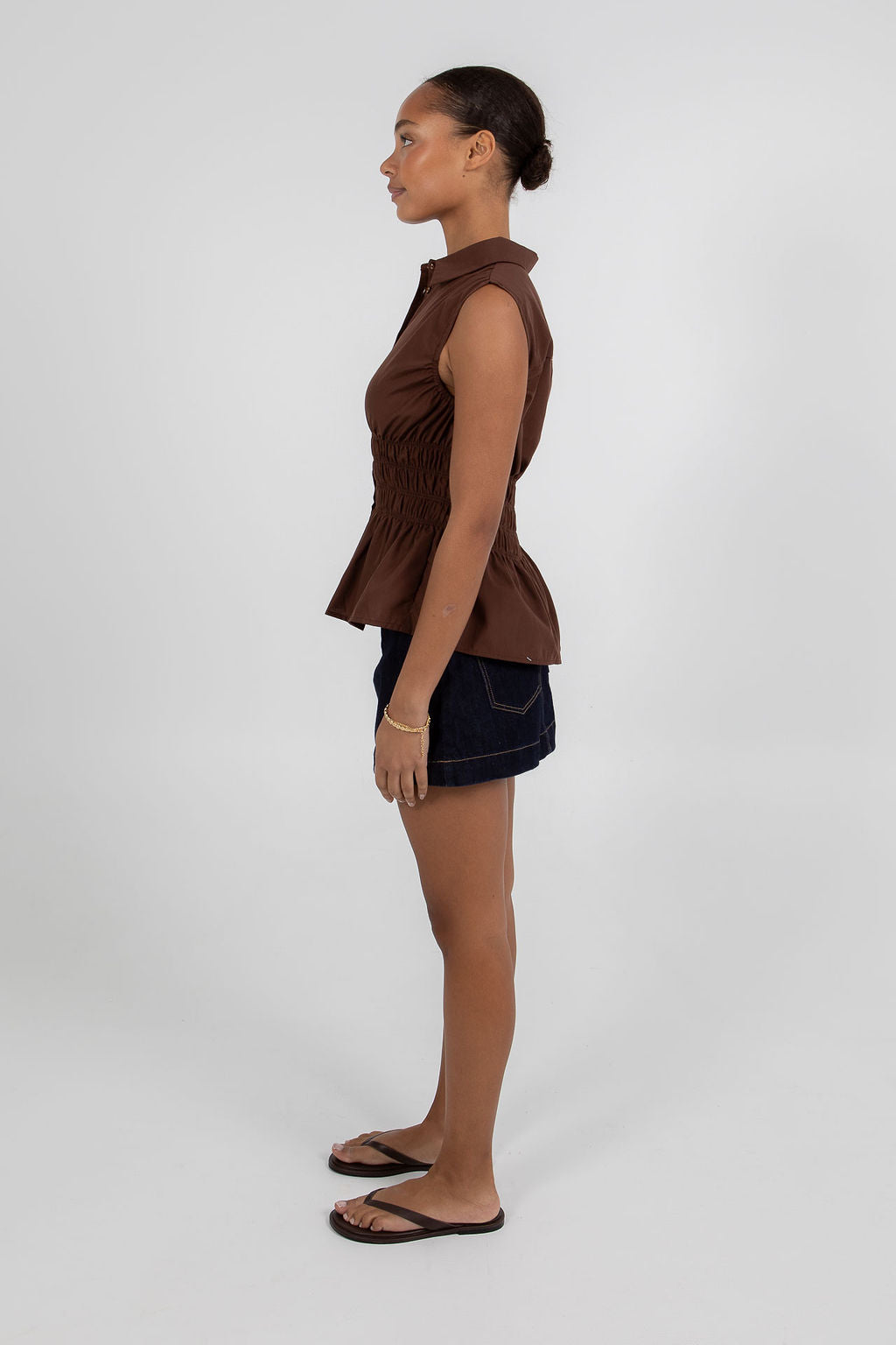 Blake Top - Chocolate Brown