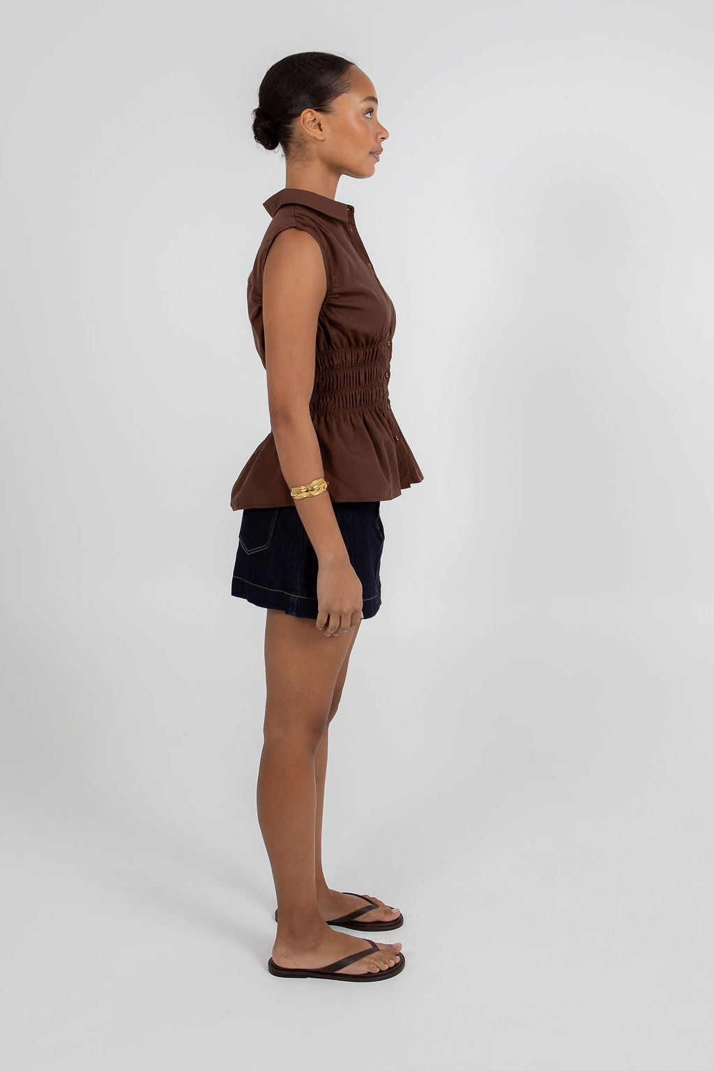 Blake Top - Chocolate Brown