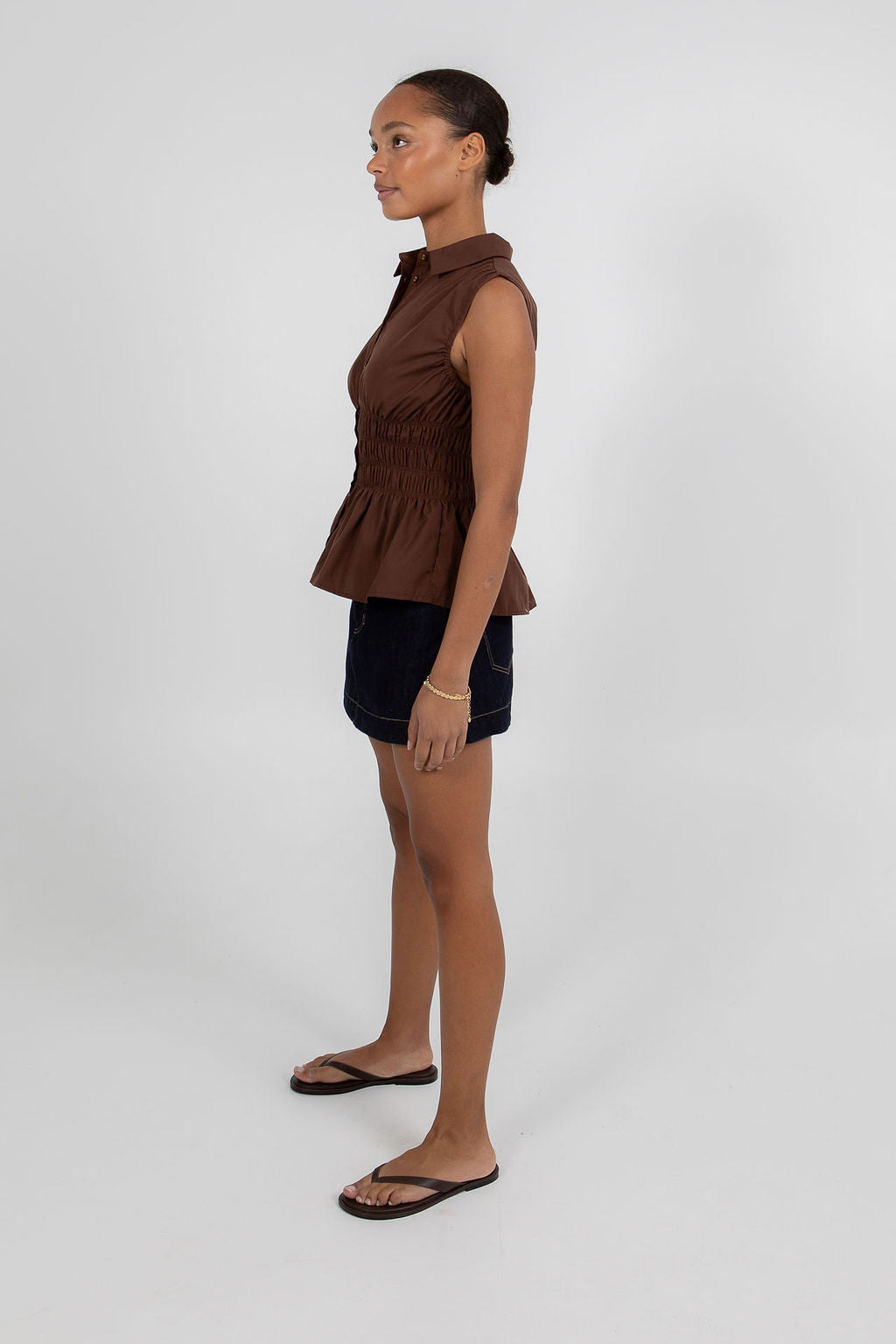Blake Top - Chocolate Brown