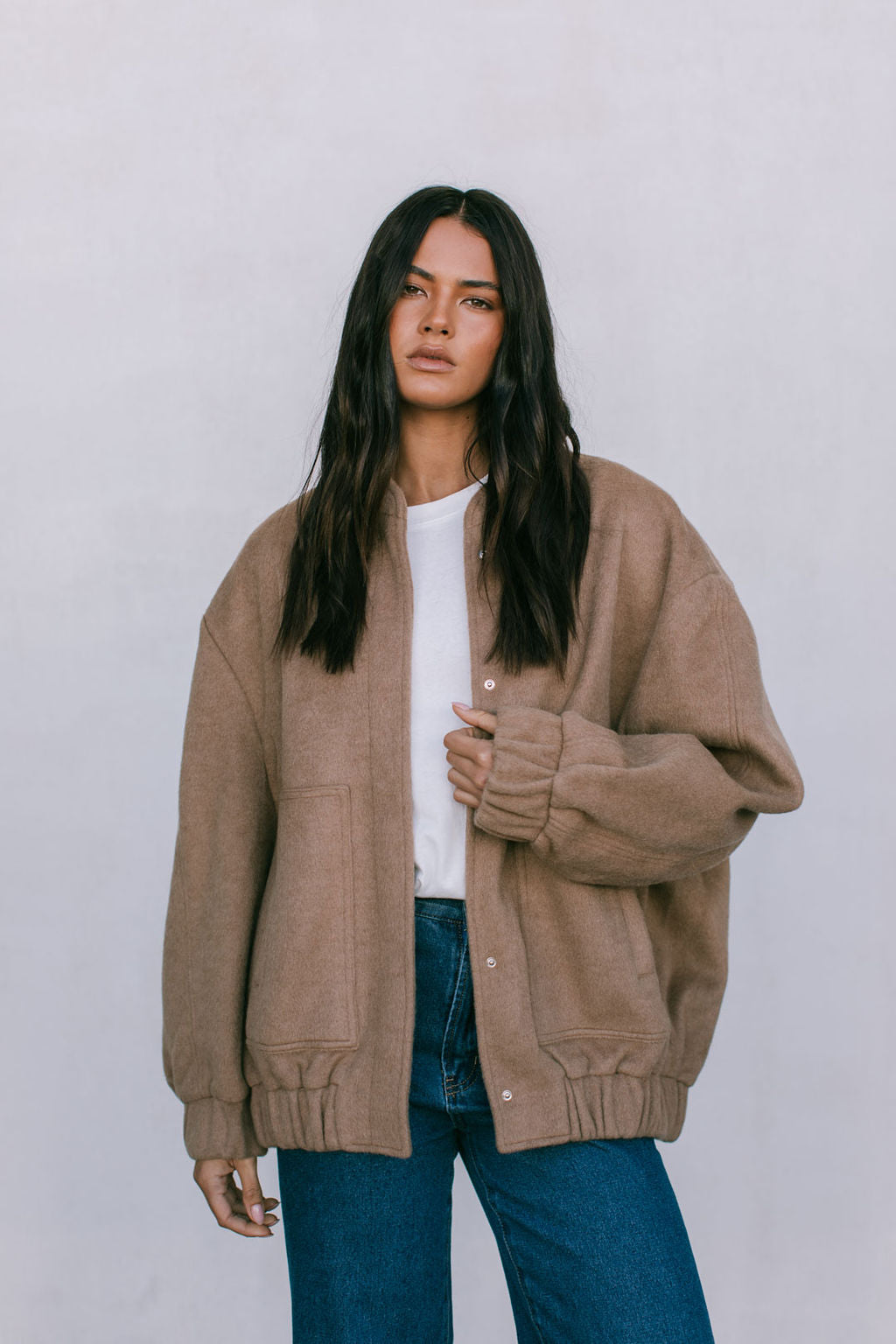 Tully Bomber Jacket - Tan