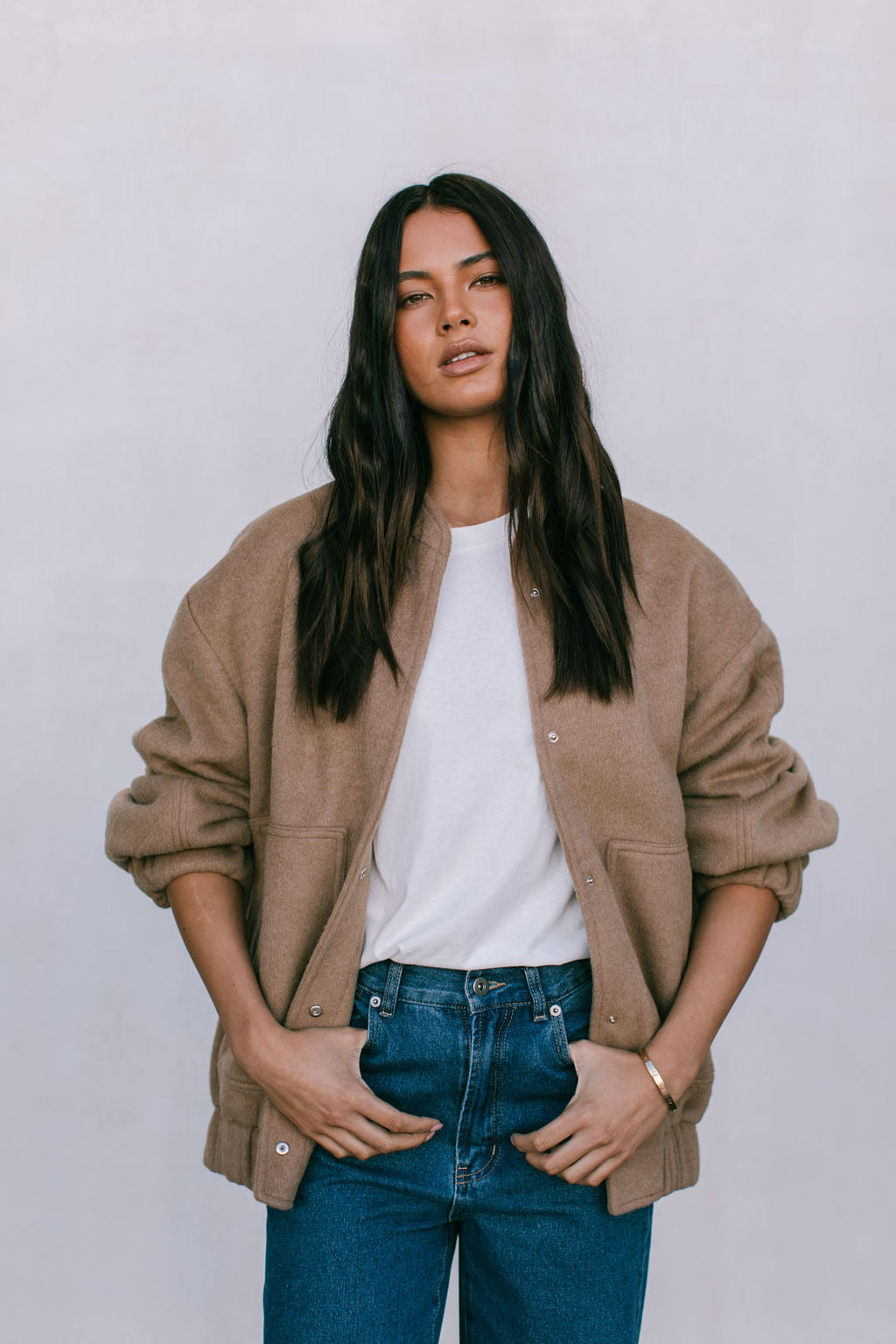 Tully Bomber Jacket - Tan