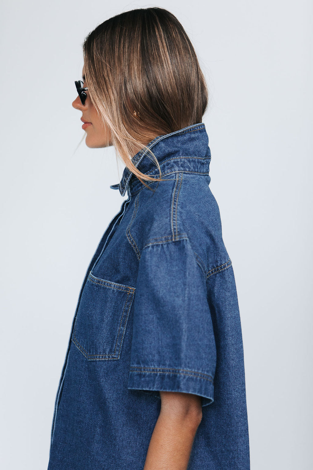 Veira Denim Shirt - Classic Blue